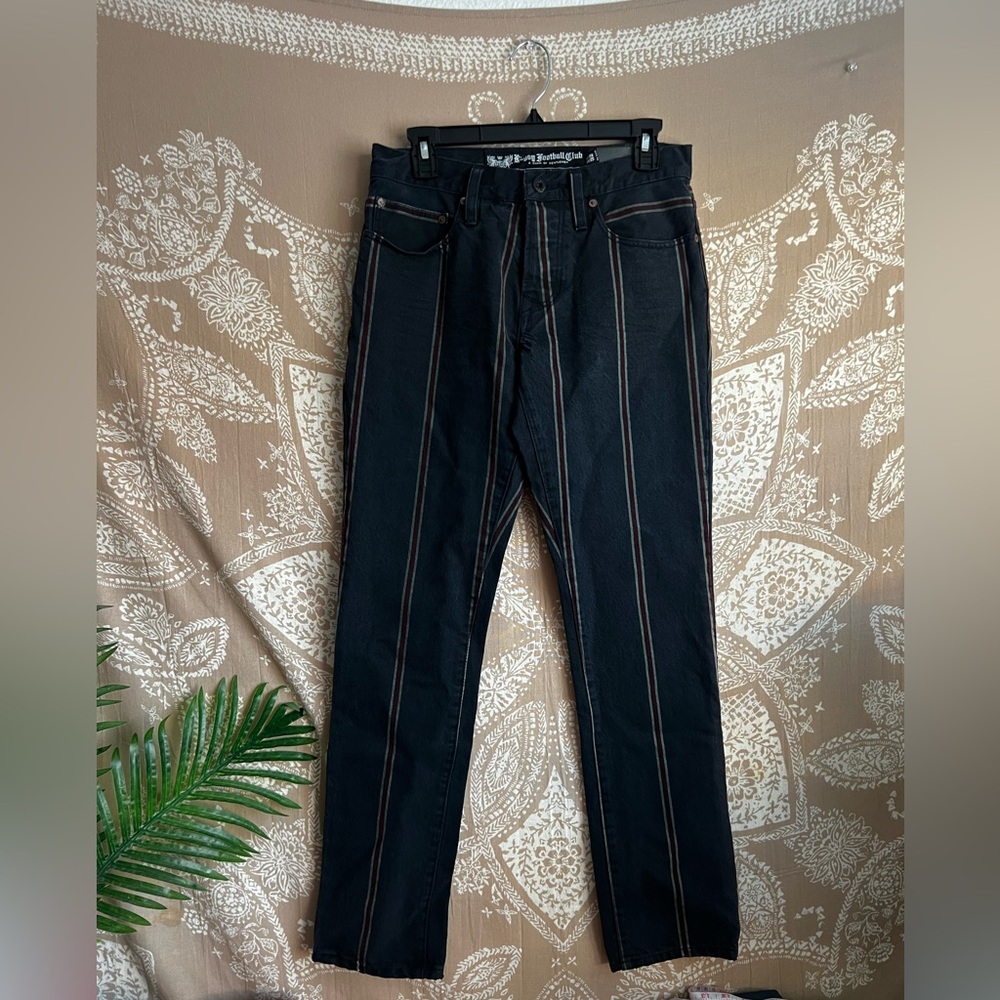 NWT Ralph Lauren Vintage Rugby ‘A Game of Gentlemen’ Vintage Slim Striped Jeans
